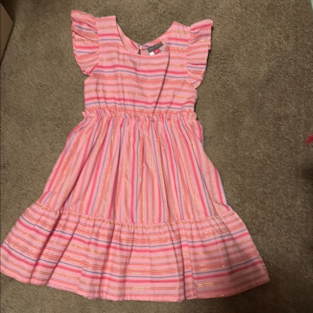 Two dresses and shoes for girl 6-6x